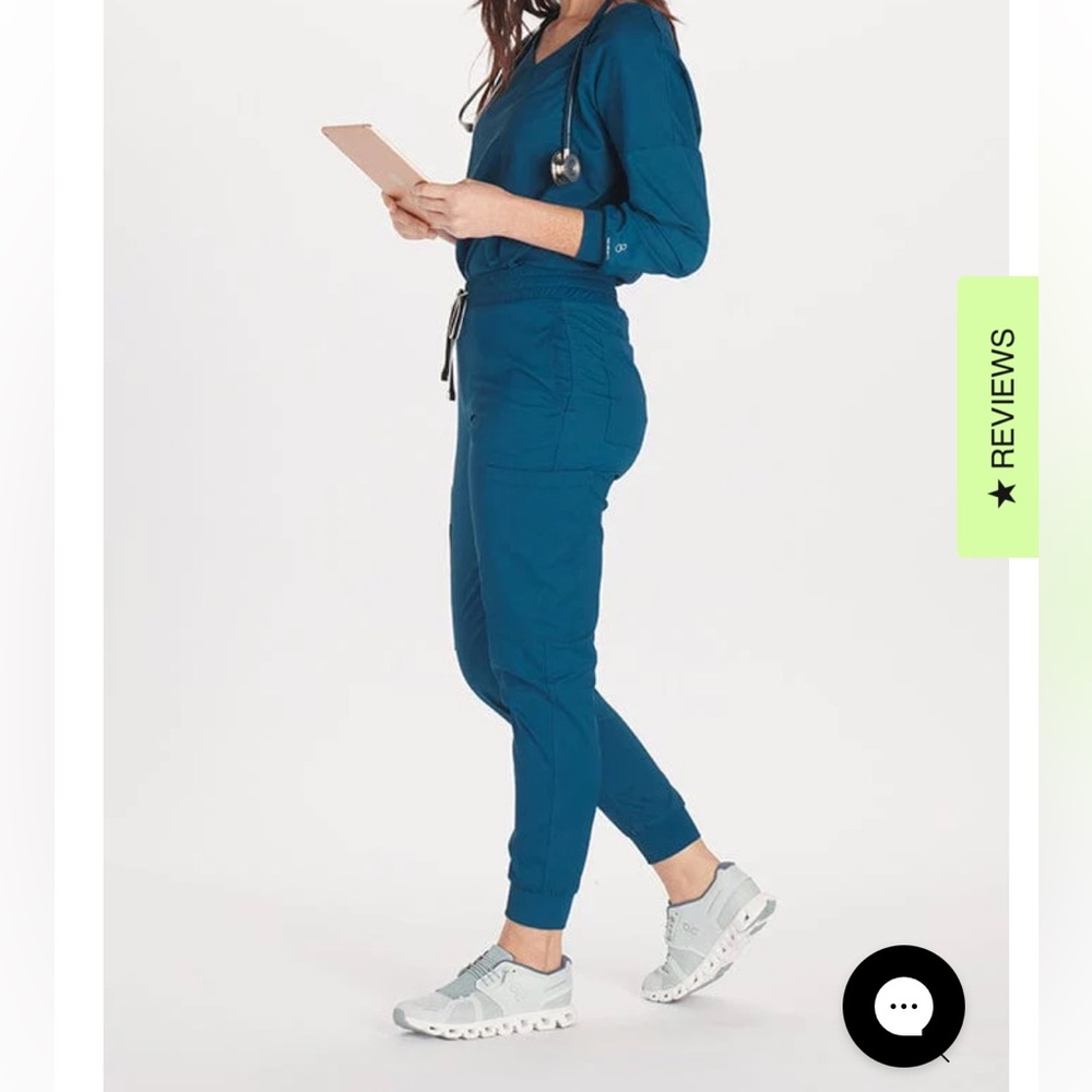 Dolan High Waisted Huntington 7-Pocket Jogger TLC Scrub Pant - Picture 3 of 9